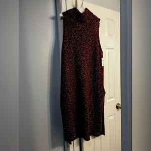 Anthropologie Cowl Neck Sleeveless Sweater Tunic